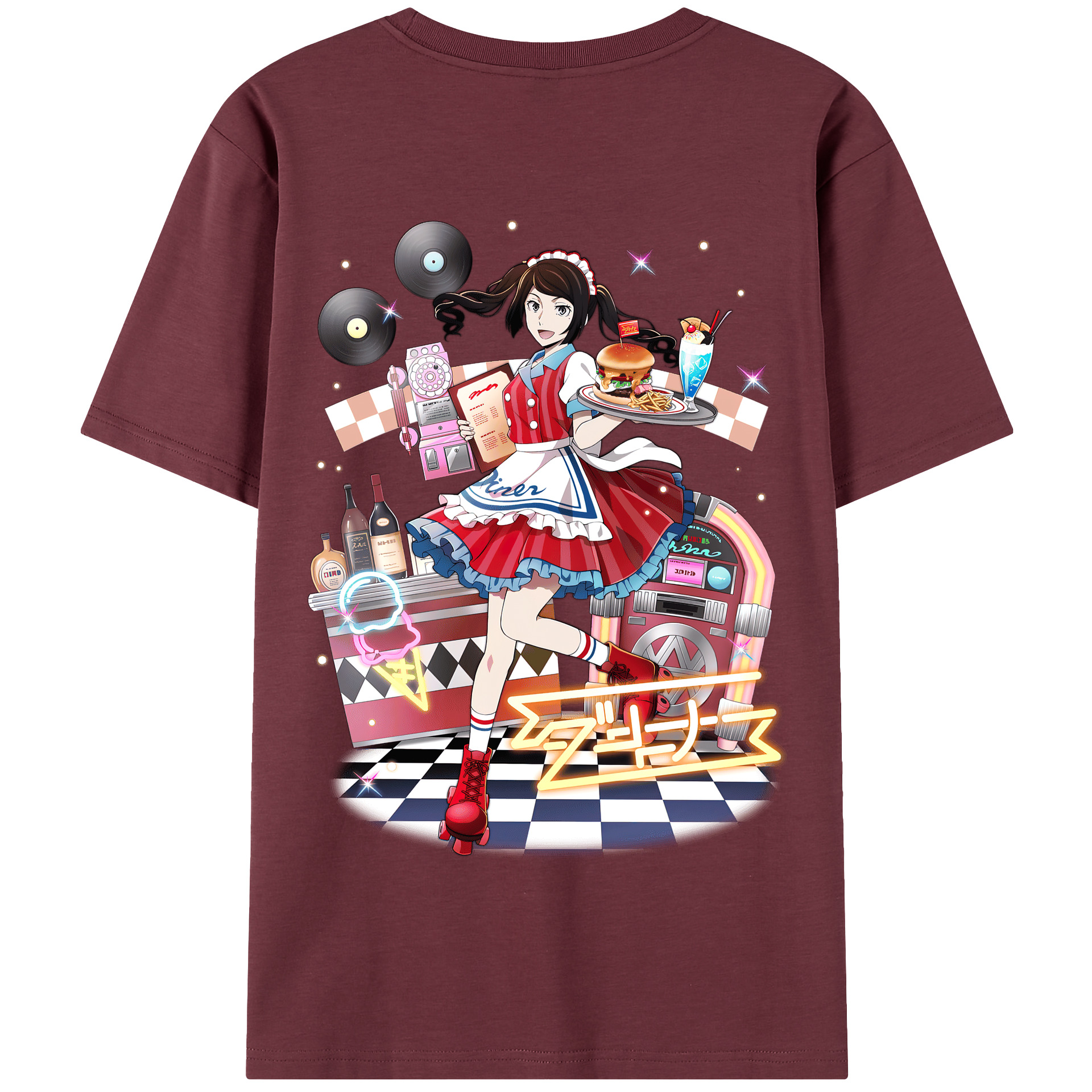 （画像用） 文豪ストレイドッグス Bungo Stray Dogs 綿100％半袖Tシャツ（背面プリント）